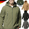 Wasserdichte taktische Soft Shell Herren Jacke Mantel Militärische Armee Jacke 