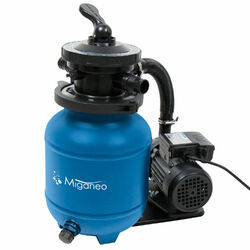 Miganeo® Sandfilteranlage Filterkessel Sandfilter für Pool pumpe SchwimmbadpumpePoolpumpe Dynamic 6500 - Dynamic 7000 mit Zeitschaltuhr