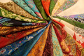 Riesige Menge 100% Reine Seide Vintage Sari Stoff Restposten Schrott Set Steppen
