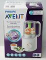 Philips Avent 2-in-1 Babynahrungszubereiter SCF870/20, Dampfgaren und Mixen