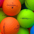 25 Maxfli SoftFli Matt Bunt Golfbälle AAAA Lakeballs Top-Qualität Soft Fli Bälle
