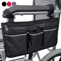 Rollstuhltasche für Armlehne - Rollstuhlsack mit reflektierenden Streifen