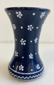 Gmundner Keramik Dirndl blau Vase rund 14 cm GK160 (2401DM57) 05/24