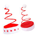  2 Pcs Weihnachtsmütze Für Kinder Kinderkostüme LED Bommelmütze Hüte Federkappe