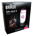 Braun Epilierer Silk-epil 3 Legs & Body Epilierer weiß/rosa 3270 