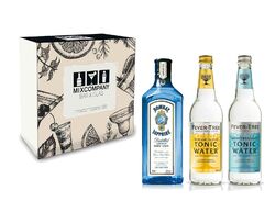 Gin Tonic Set Giftbox Geschenkset - Bombay Sapphire London Dry Gin 0,7l 700ml (