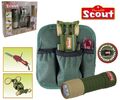 SCOUT Gürteltaschen Set Taschenlampe Fernglas und Taschenmesser Entdecker Set