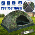 Camouflage Campingzelt 2 Personen Zelt Outdoor Fishing Shelter Wandern Shelter