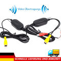 12V 2.4G Wireless Rückfahrkamera Auto Funk Kabellos Transmitter Sender Empfänger