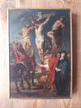 Öl auf Holz Der Lanzenstich Altarbild nach Peter-Paul Rubens 18./19. Jahrhundert