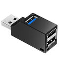 Verteiler 3 Port USB 3.0 Super Speed Daten HUB Adapter für Notebook Laptop PC
