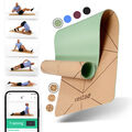 Vesta+ Yogamatte Kork TPE + Fitness App, Yoga Matte Kork & Sportmatte rutschfest