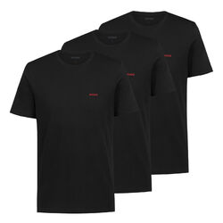 3er oder 6er Pack HUGO Herren T-Shirts Kurzarmshirts Cotton Crew-Neck