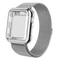 Edelstahl Magnet Armband mit Hülle Für Apple Watch Series 8/7/6/5/4/3/SE/Ultra