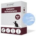 PiuPet® Katzennetz durchsichtig 8x3 m - Balkonnetz transparent - für Deine Katze