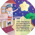 MINI Twinkle Twinkle - Vinyl Kunststoff Matte Einsatz Spieltablett Kinderzimmer Reim