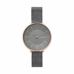 Armbanduhr Skagen SKW2689 Damen Analog Quarz Uhr Edelstahl Mineralglas grau  