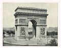 Arc de Triomphe Paris Frankreich antiker Bilddruck 1894