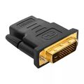 HDMI auf DVI Adapter - HDMI A Buchse zu DVI Stecker | 24+1 Kontakte vergoldet