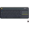 Logitech Wireless Touch Keyboard K400 Plus, Tastatur, schwarz