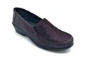 Alpina Damen Slipper Keilballerinas Damenslipper Lederslipper Bordeaux Gr. 36