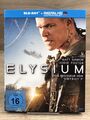 Blu-Ray + Digital UV • Elysium • Matt Damon /Jodie Foster • mit Pappschuber #M24