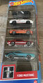 HOT WHEELS - Ford Mustang's 5/PACK/SET GT/Convertible/Boss/Mach1 - OVP/Neu/New