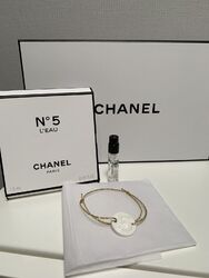 Chanel N°5 Nr. 5 EdT L’Eau Probe Miniatur Armband Band Bändchen mit Duftstein