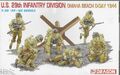 35_Dragon 6 Figuren US 29th Infantry Division Omaha Beach d-Day 1944