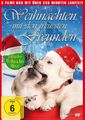 Weihnachten mit den treuesten Freunden - 3 Hundefilme + Weihnachtsmütze  DVD/NEU