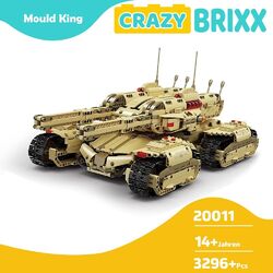 Mould King 20011 Future Ketten Panzer MK 2 Tank RC ferngesteuert Klemmbausteine