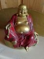 China. Buddha. Rot. Gold. Der Dicke.