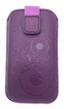 Handy Tasche lila für Telme C151  - Hülle Etui Case Sleeve Circle