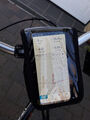 Hama Universal Fahrrad-Halterung Lenkertasche Wasserdicht für Smartphones