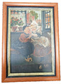 Kinder, schönes Ölgemälde Original Alt Antik, old oil painting with children