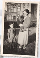 foto 1935 knabe woman girl baby haus boy vintage G4
