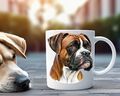 Deutscher Boxer Tasse Kaffeetasse für Hundebesitzer