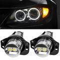 2*LED Angel Eyes Ringe Scheinwerfer für BMW E90 E91 Standlicht Lampe XENON WEIS,