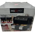 MAXXMEE  Doppel Heißluftfritteuse mit zwei Kammern 2x 3,8 Liter Fritteuse