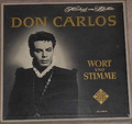 Don Carlos Wort und Stimme - 3 LP Box Set 1972 Telefunken TSC 13 401