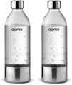 aarke 2er-Pack PET-Flaschen für Wassersprudler Carbonator 3, BPA-frei mit Detail