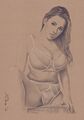 Akt nude naked woman Frau nue femme Aktzeichnung Zeichnung drawing dessin - 40