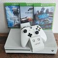 Microsoft Xbox One S Konsole - Weiß - Controller - Spiele