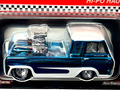 Hot Wheels 2022 Rlc Exclusive Gas Monkey Garage Hallo Po Hauler ( Blau Chrom )