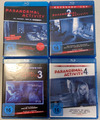 PARANORMAL ACTIVITY 1 , 2 , 3 & 4 ! 4-Blu-rays im Topzustand