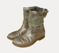 coole Air Step Boots Stiefeletten Gr. 38 Metallic Look leger