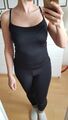 Damen sexy Basictop Top Oberteil Shirt Spaghettitop Gr. XS schwarz Orsay