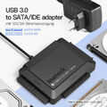 Inateck IDE SATA to USB 3.0 Adapter 2.5/3.5 Zoll HDD/SSD Festplatten Netzteil