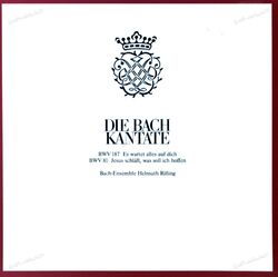 Bach Ensemble Helmuth Rilling - Die Bach Kantate BWV 187 / 81 LP 1974 .