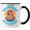 Trendation - Tasse Capybara-Spruch Geschenk für Capybara Liebhaber Geschenkidee